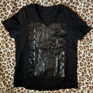 Armani exchange graphic T-shirt, L